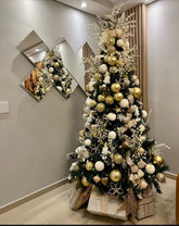 Árvore de Natal Decorada 360º Golden - 1,90 Metros