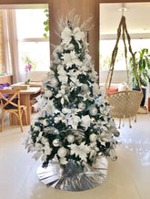 Árvore de Natal Decorada 360º White - 1,90 Metros